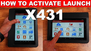 Launch X431 SETUP and ACTIVATION Process (X-431 Scan Tool)