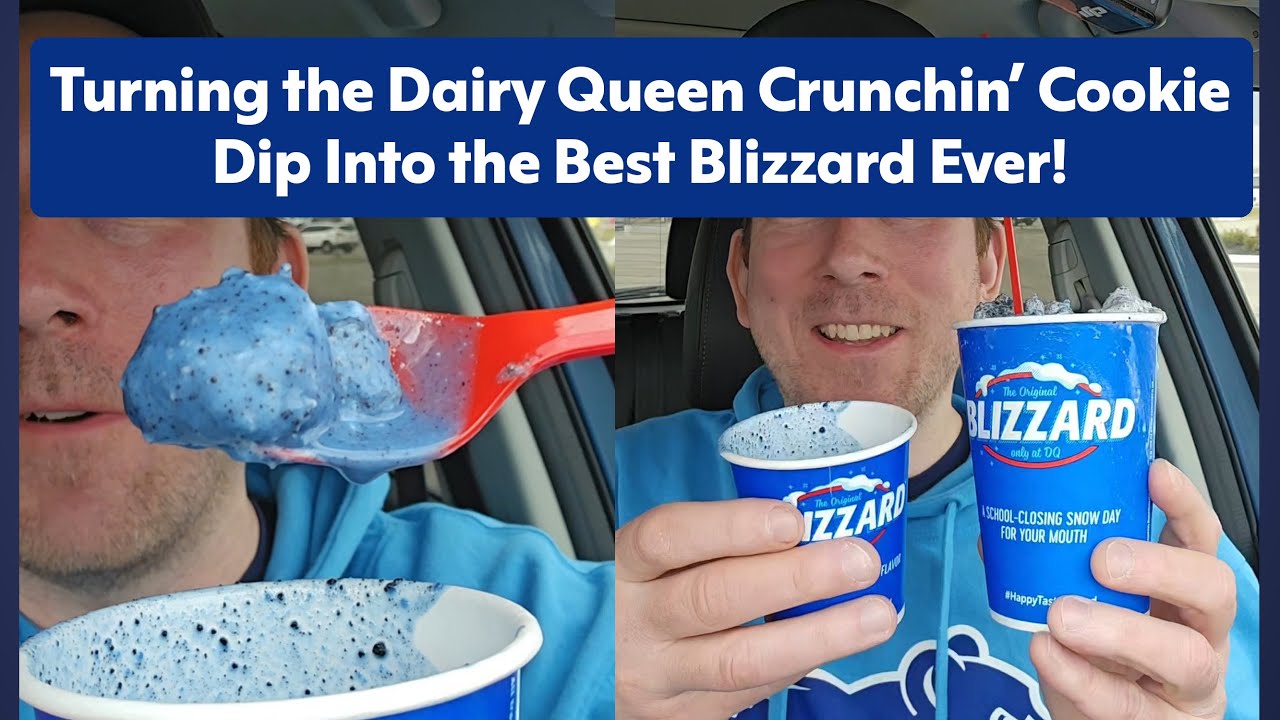 The Dairy Queen Crunchin' Cookie Dipped Cone Blizzard Hack 