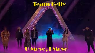 Kelly Clarkson and team perform U move I Move