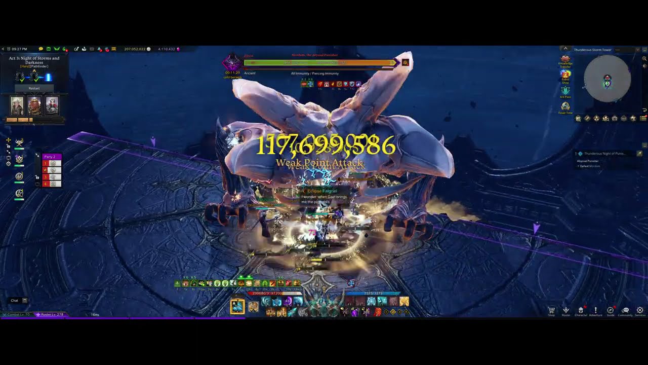 Mordum act3 Gate3 - 8 dmg build RE Deathblade (10.6cpm)