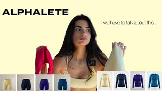 Alphalete Capsule 1 Review Honest Womens Fit Try-On