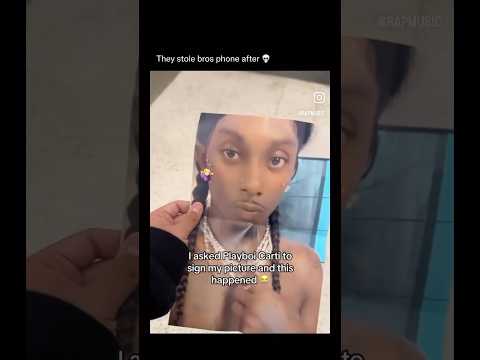 Asking For Carti A Autograph Gone Wrong Playboicarti Fans Gonewrong Autograph