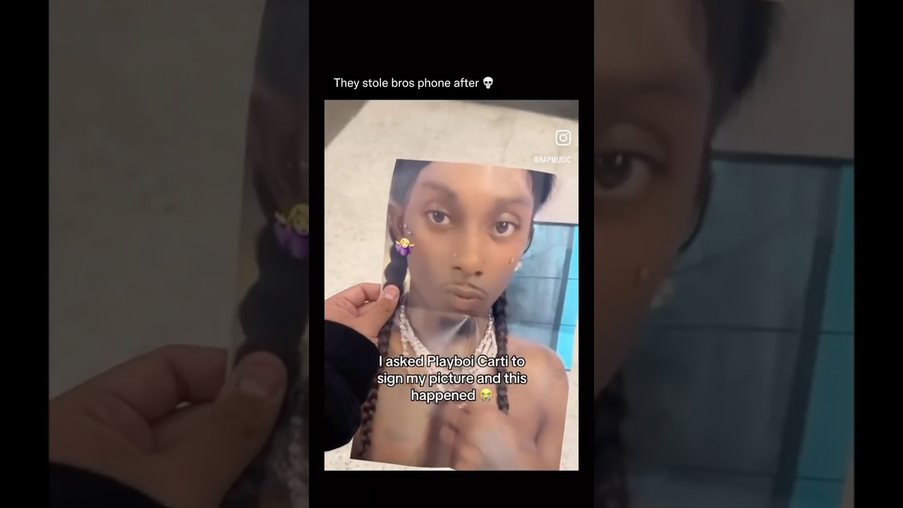 Asking Carti for a autograph gone wrong 💀 