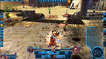 SWTOR Jedi Sentinel (Level 26) beats (Level 30) Jedi Shadow dueling