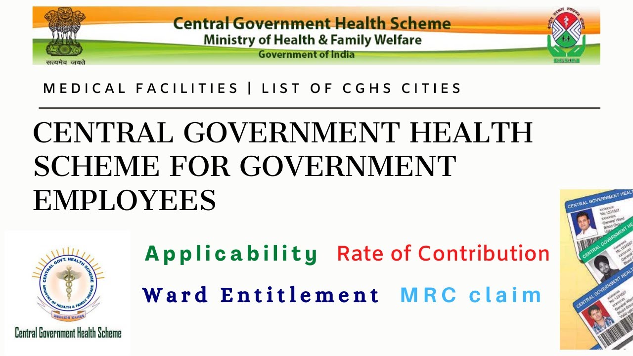 CGHS Medical facilities for Central Government employees CGHS
