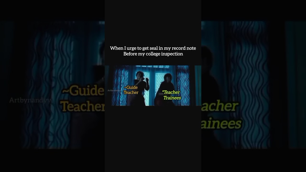 Pov: When your Internal examiner blackmails you on the last day of practicals
