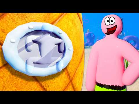 Blending into a SPONGEBOB Map in Meccha Chameleon!