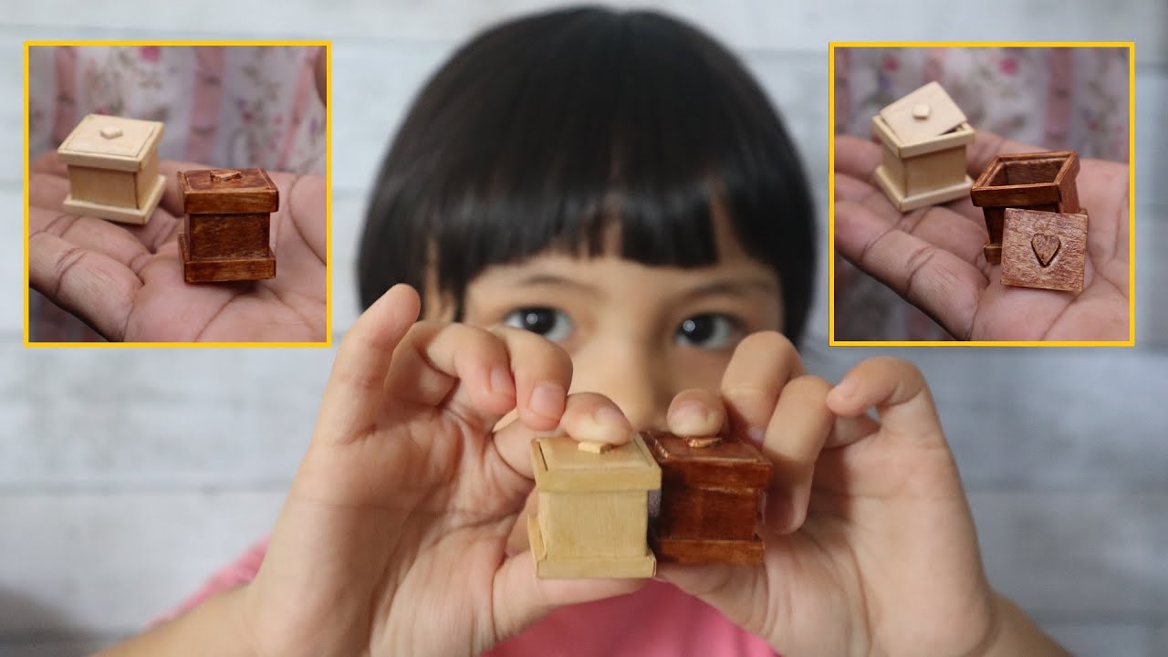 Making Cute Mini Box 2cm From Popsicle Sticks