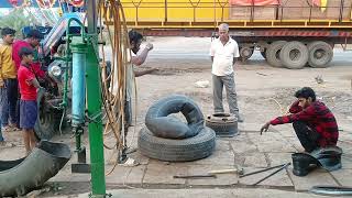 .10.00-20  tyre puncture repair .how to repair lorry tyre puncture
