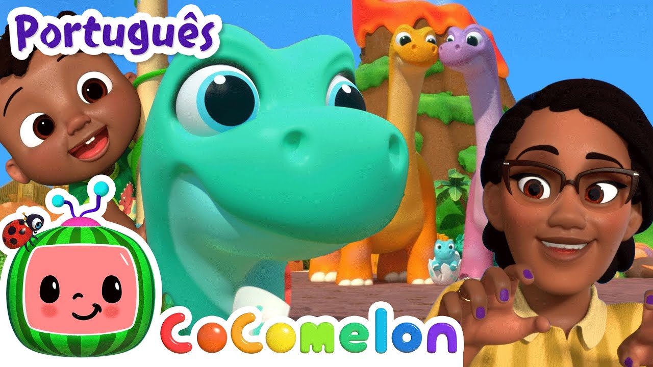 Mundo Dino com a mamãe 🦖 Músicas Infantis e Desenhos Animados em Português | CoComelon!