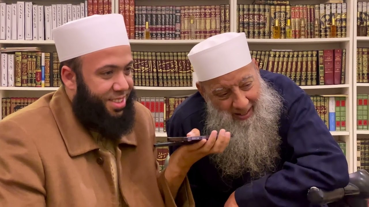 مكالمة الشيخ الحويني مع المشايخ أحمد النقيب وسيد العفاني ومحمد فوزي 12/1/2023