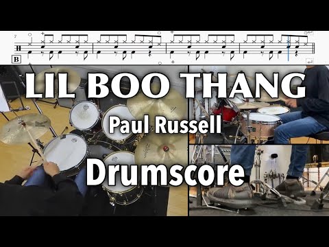Lil Boo Thang【Drumscore】 - Paul Russell