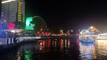 Cầu rồng phun lửa phun nước kết hợp cầu tình yêu và cá chép hoá rồng - Đà Nẵng