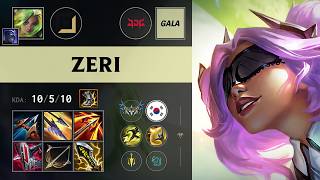(JDG GALA) Zeri ADC vs Ezreal - KR Challenger Patch 26.15