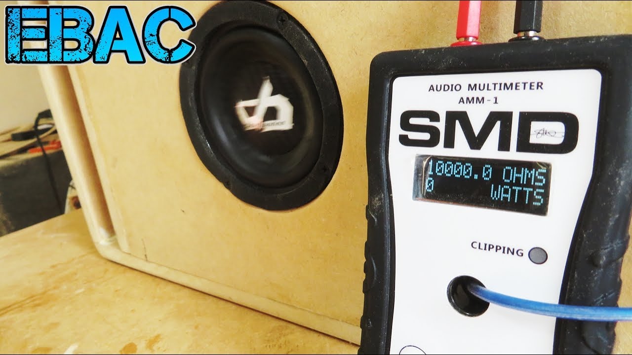 Multimetro de Audio para Medir watts RMS SMD AMM-1. ft. Mini Subwoofer ...