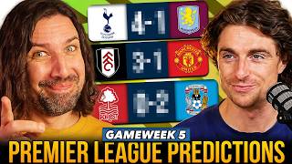 PREMIER LEAGUE GAMEWEEK 5 PREDICTIONS! - CONOR GOES BOLD! 🚨