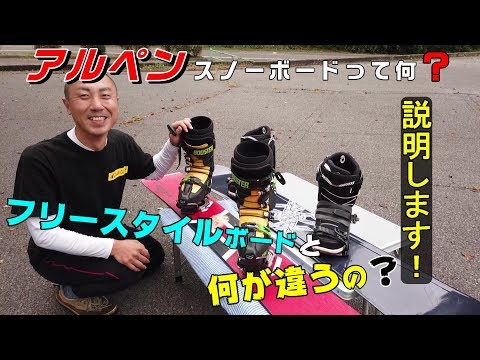 【説明】アルペンスノーボードって何?難しいの?スノーボード解説 【チームEBZ】