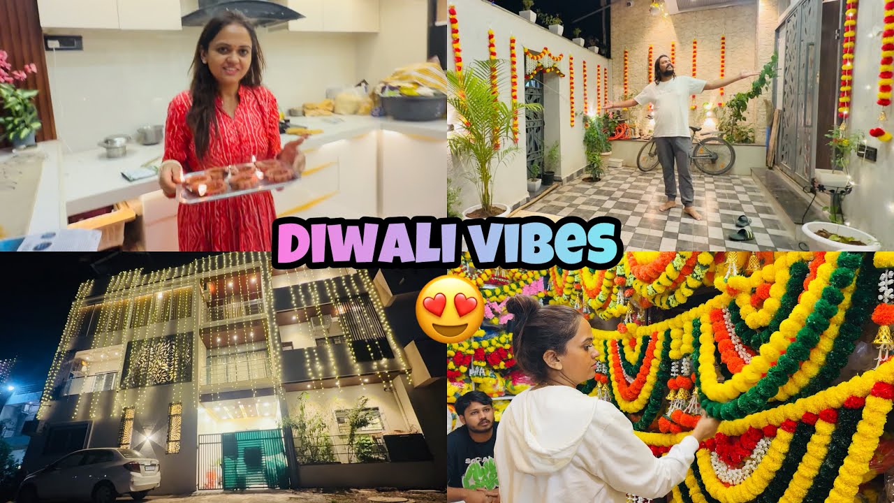 Meri Mummy Ko Lekar Gayi Market🤍 Diwali Decoration Kiya Ghar Mai✨