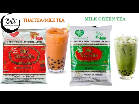 របៀបឆុងនិងរូបមន្តធ្វើតែបៃតង ( ice green tea) តែថៃ( Thai milk tea ) តែទឹកដោះគោ តែខ្មៅ ( black tea )