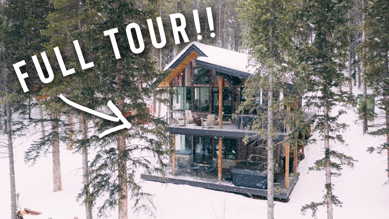 my LUXURIOUS HOME IN THE SNOWY MOUNTAINS FULL AIRBNB TOUR! | (incredible scenery)