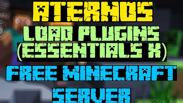 HOW TO INSTALL ESSENTIALS ON YOUR FREE ATERNOS MINECRAFT SERVER | INSTALL PLUGINS ATERNOS MC SERVER
