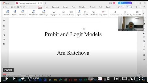 Probit dan Logit Model