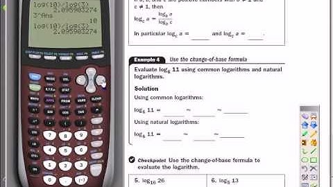7.5 Apply Properties of Logarithms