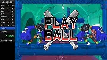 Lethal League Doombox Challenge Mode Glitchless Speedrun 14:09:60 (Old PB)
