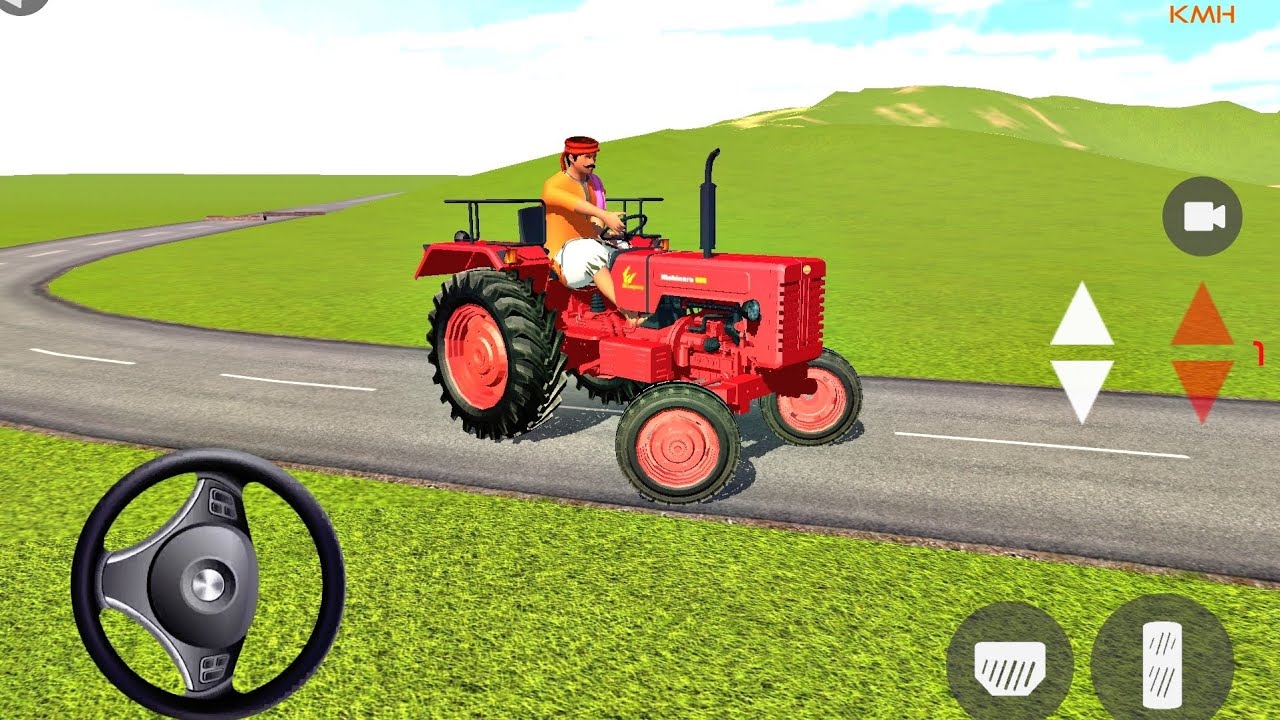 Real Mahindra 4x4 Tractor Crazy Off-Road Driving : Indian Tractor Driving 3D : Android Gameplay