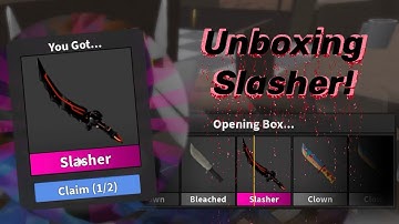 Unboxing Slasher! (MM2)