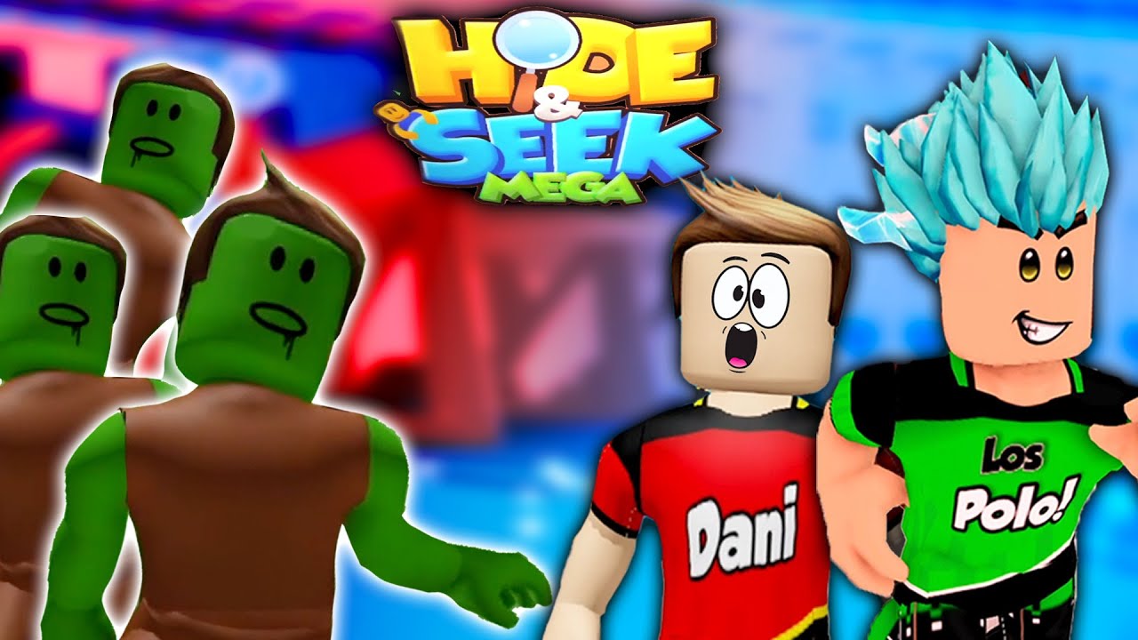 Escapamos de los ZOMBIES en HIDE and SEEK Mega!!