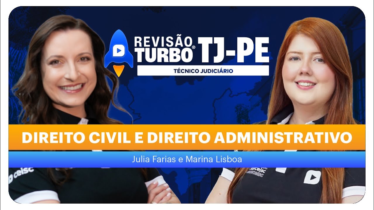 Revisão Turbo TJ-PE TÉCNICO: Direito Civil e Direito Administrativo