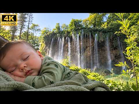 Waterfall Flowing in a Mountain Forest 🌿 Natural White Noise for Deep Sleep | Original Recording