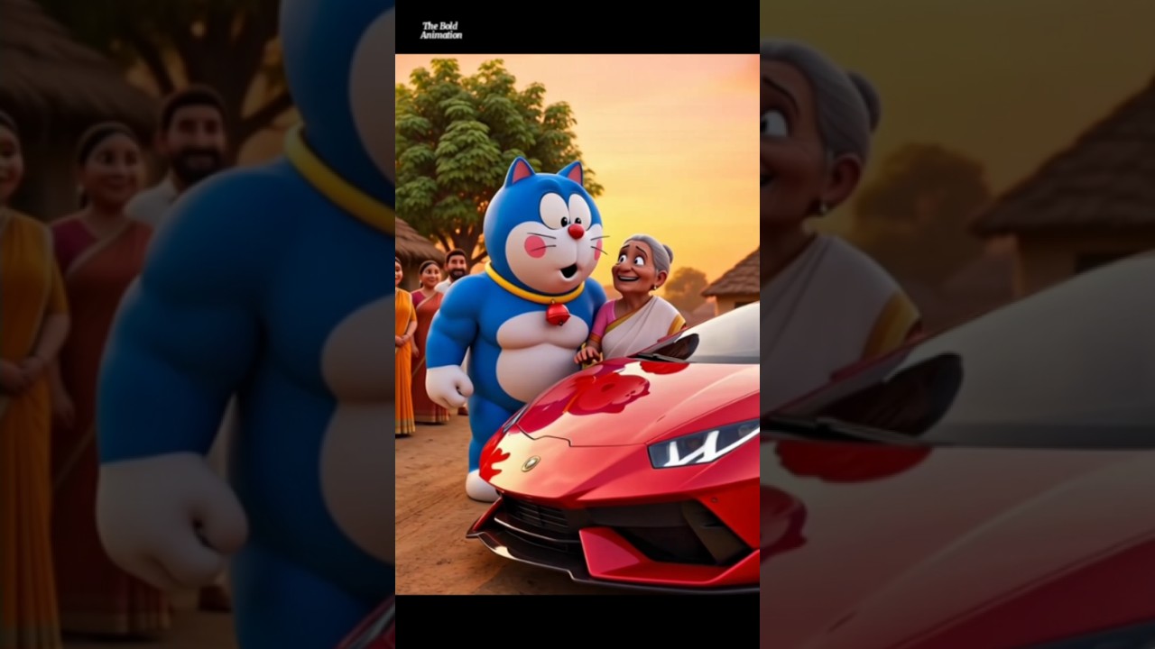 Doraemon ma ke liye laya Lamborghini 