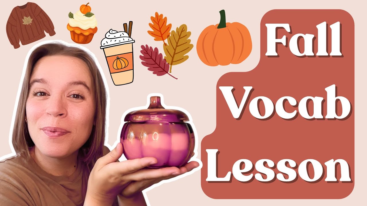 Learn FALL / AUTUMN Vocabulary in English! 🍁 September Lesson for Beginners