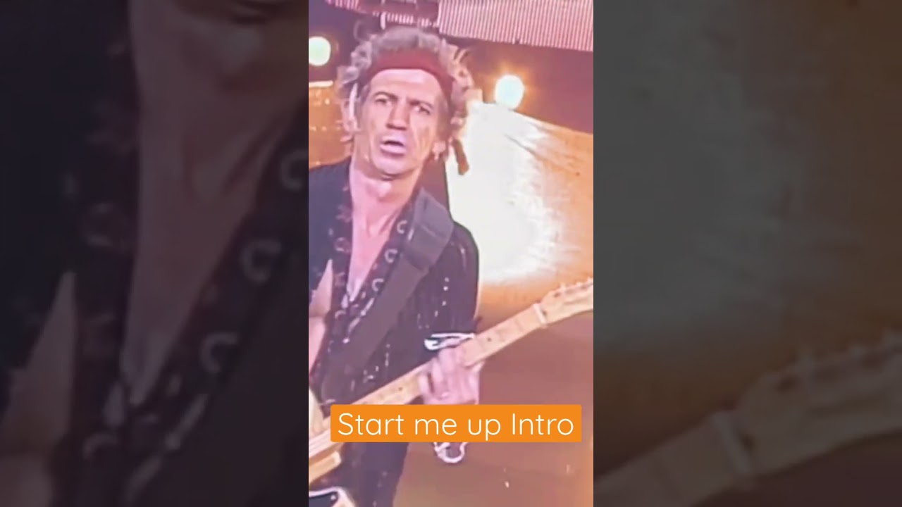 One of the coolest start me up intros 