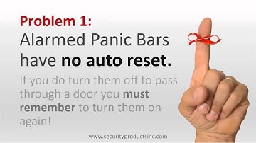 Why Alarmed Panic Bars Don