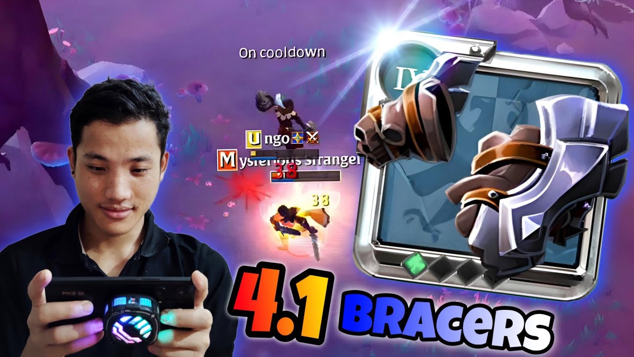 battle bracers 👊 solo mist pvp kills / mobile gameplay -Albion Online