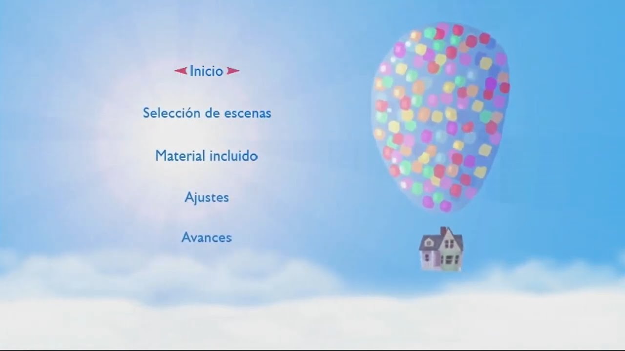 up una aventura de altura - DVD menú