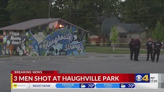 3 shot, injured following large disturbance at Haughville Park