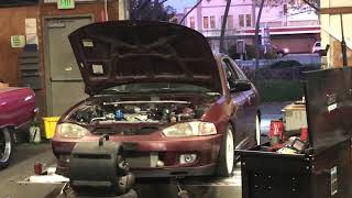 Mirage Turbo 4g93T Dyno tune