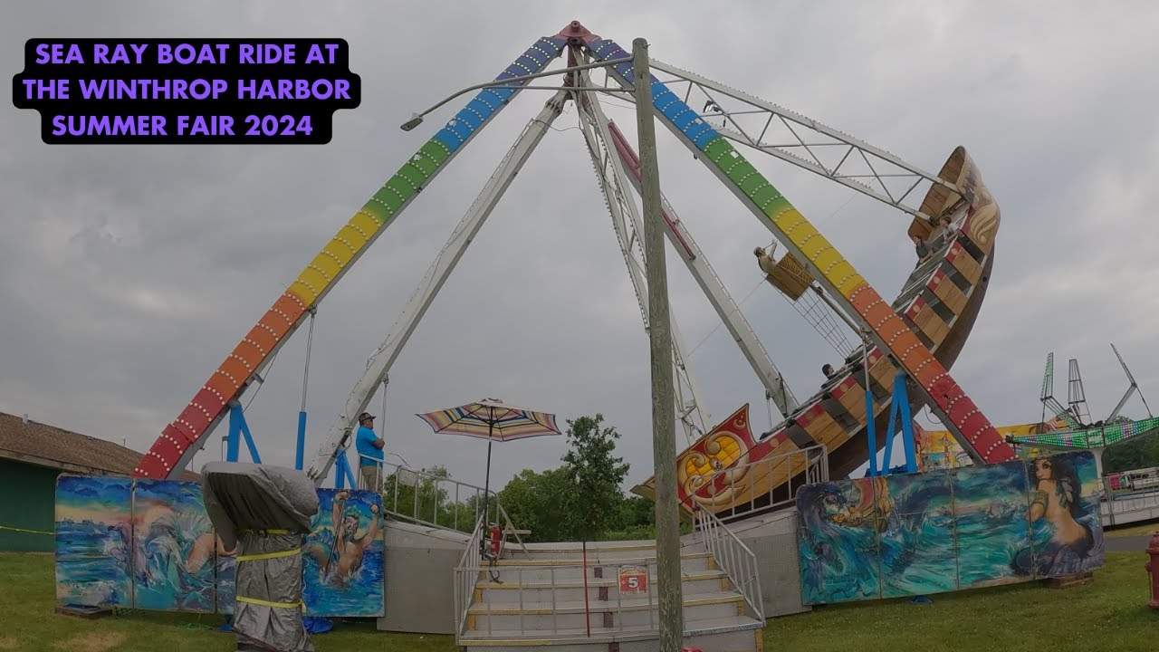 Sea O Ray Ride Sea Ray Boat Ride At The Winthrop Harbor Summer Fair 2024 - YouTube