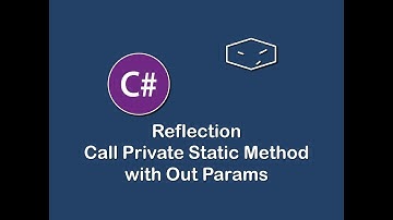 call private static method with out params using reflection in c#