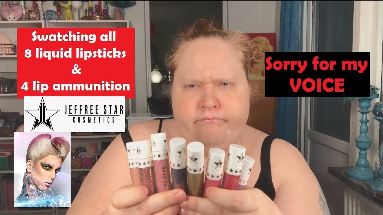 Jeffree Star Holiday 2018 | All the Lip products | Swatches