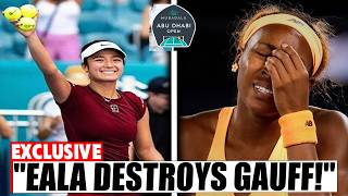 FANS IN SHOCK! Alex Eala DOMINATES Coco Gauff In Dubai Open