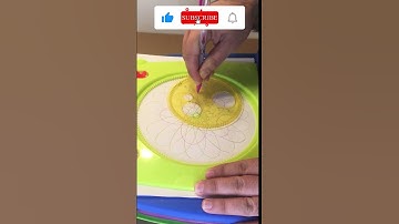 🌹Spirograph Design 🌹Nice Geometric Design | #shorts #spirograph |#spirography #art