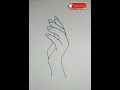 Hand line art easy drawings  gowsi lineart 3d