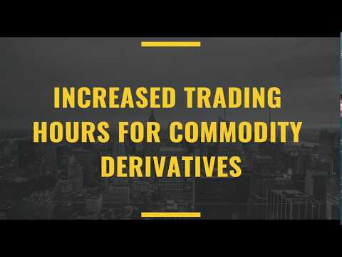 Change in Trading Time of Commodity Derivatives |in Hindi| MCX|BSE|SEBI|Shares|