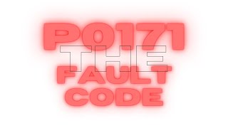 SCION xB: P0171 FAULT CODE