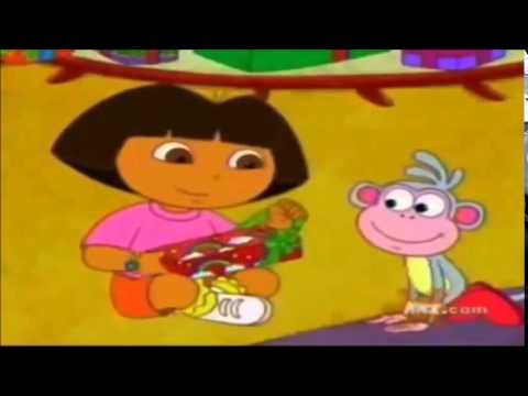 Dora The Explorer Christmas Special-Dora is open a gift into WTF BOOM